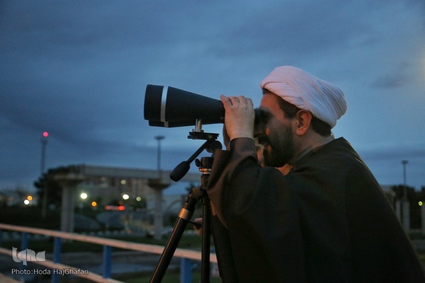 Mondsichel-Sichtung in Qom