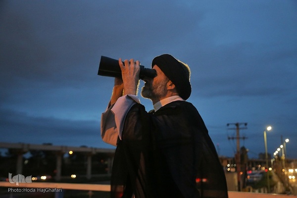 Mondsichel-Sichtung in Qom