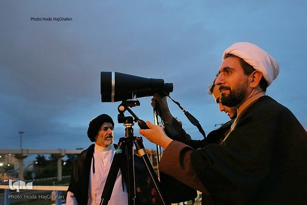 Mondsichel-Sichtung in Qom