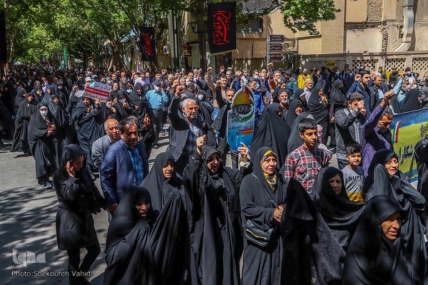 Al-Quds-Marsch 2023 in Isfahan