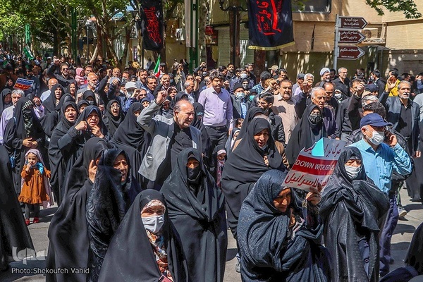 Al-Quds-Marsch 2023 in Isfahan