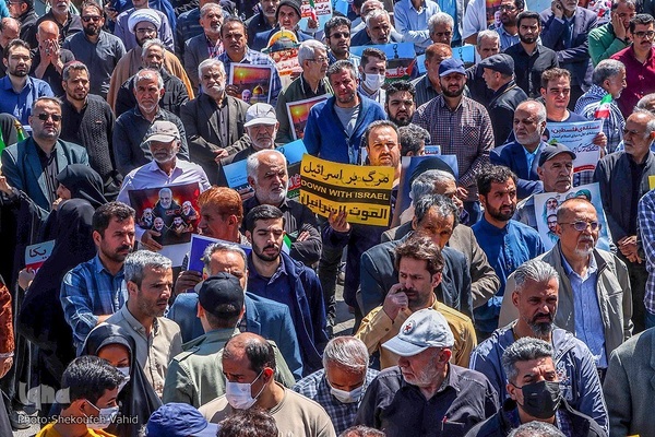 Al-Quds-Marsch 2023 in Isfahan