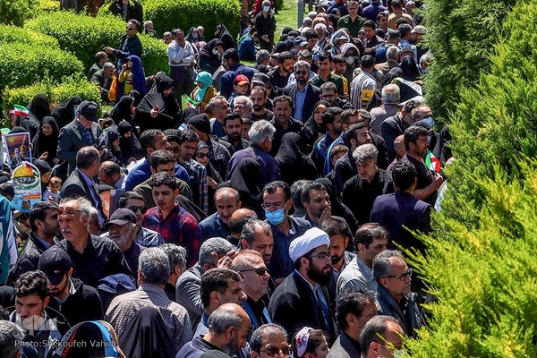 Al-Quds-Marsch 2023 in Isfahan