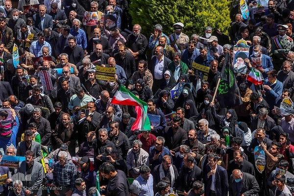 Al-Quds-Marsch 2023 in Isfahan