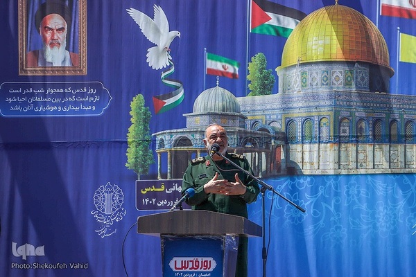 Al-Quds-Marsch 2023 in Isfahan