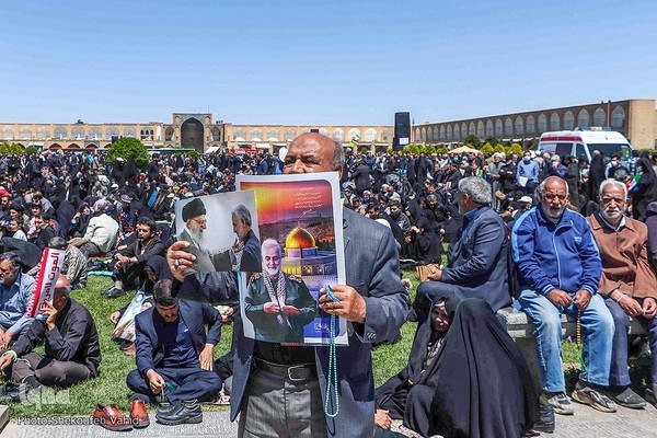 Al-Quds-Marsch 2023 in Isfahan