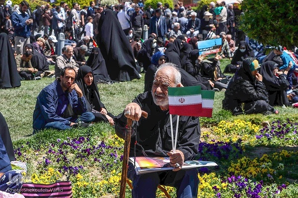 Al-Quds-Marsch 2023 in Isfahan