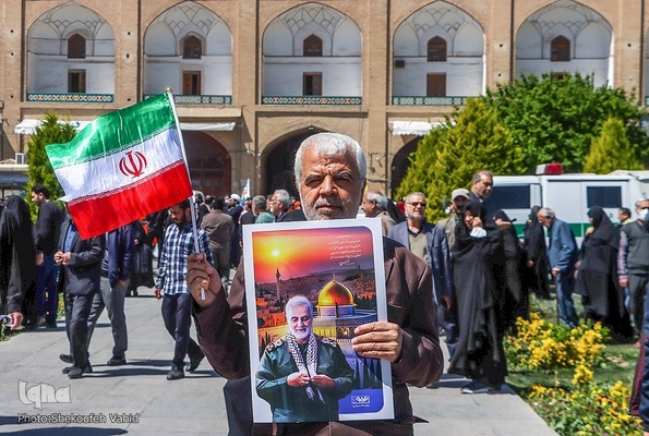 Al-Quds-Marsch 2023 in Isfahan