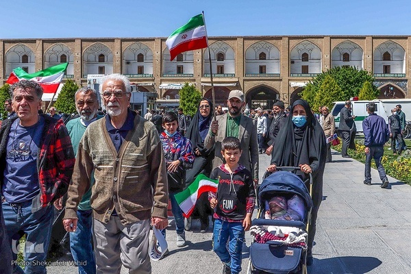 Al-Quds-Marsch 2023 in Isfahan