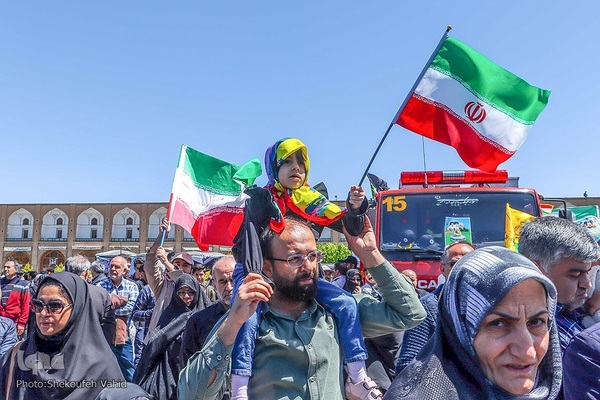 Al-Quds-Marsch 2023 in Isfahan