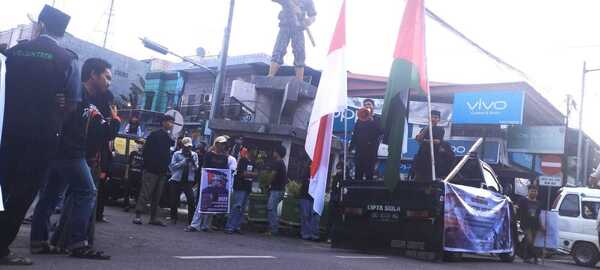 Jakarta: Kundgebung zum Internationalen Al-Quds-Tag vor der US-Botschaft