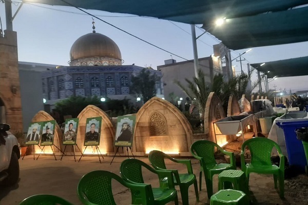 Solidarität mit Palästinensern auf dem Weg nach Kerbela