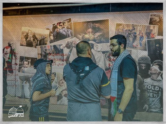 Solidarität mit Palästinensern auf dem Weg nach Kerbela