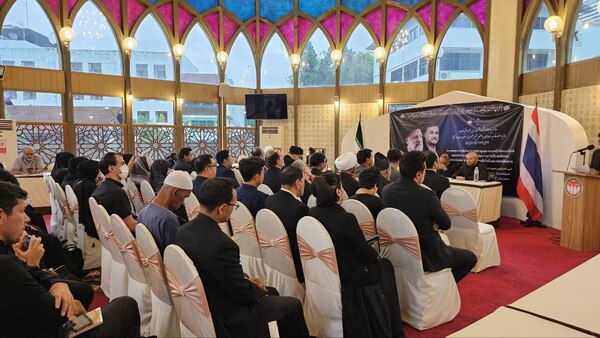 Gedenkzeremonien für den Präsidenten Irans in Thailand