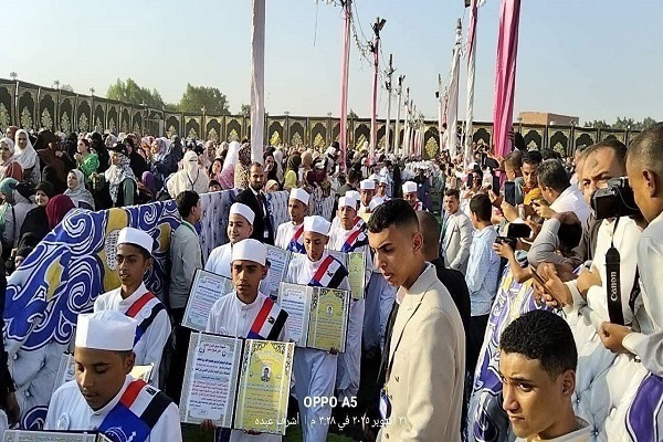 Große Feier zu Ehren von Koranrezitatoren an der Al-Azhar-Universität in Ägypten