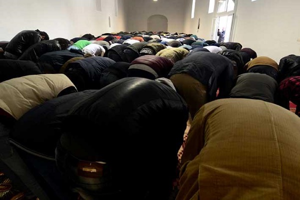 Muslims Hold Friday Prayers at Ospizio