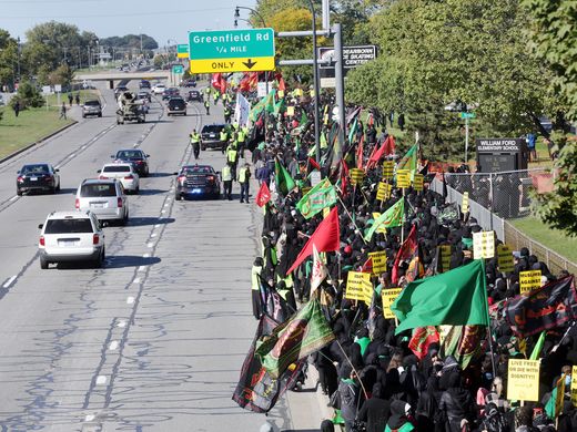 Shia Muslims March in Dearborn for Their Faith and Justice