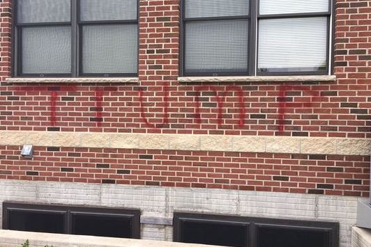 'Trump' painted on Waterloo mosque; Muslim group urges hate crime investigation