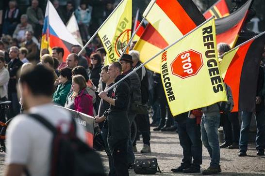 Thousands Protest against PEGIDA in Germany on Group’s Second Anniversary