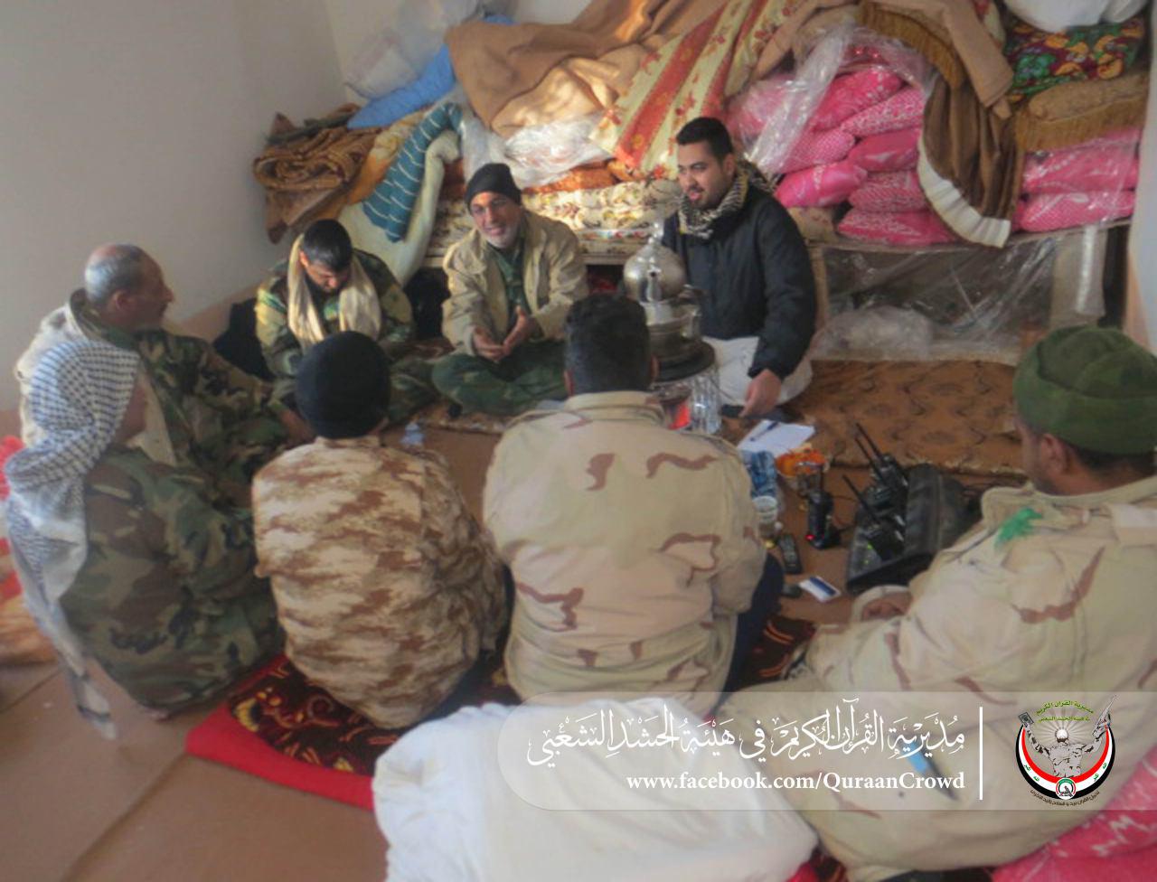 Iraqi Popular Forces Gift Quran to Anti-Daesh Fighters Iraqi Popular Forces Gift Quran to Anti-Daesh Fighters