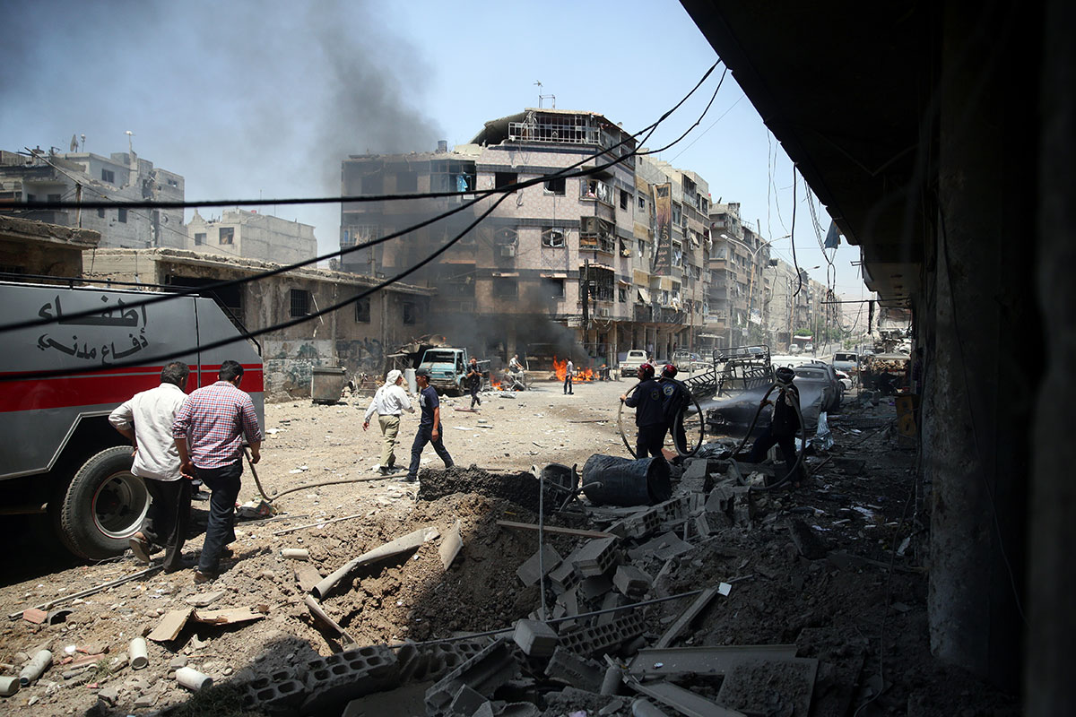 Air strikes on Syria's rebel-held areas continue Air strikes on Syria's rebel-held areas continue
