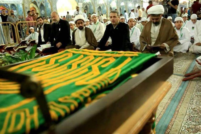 Servants of Imam Reza’s (AS) Holy Shrine Attend Quranic Session in Karbala
