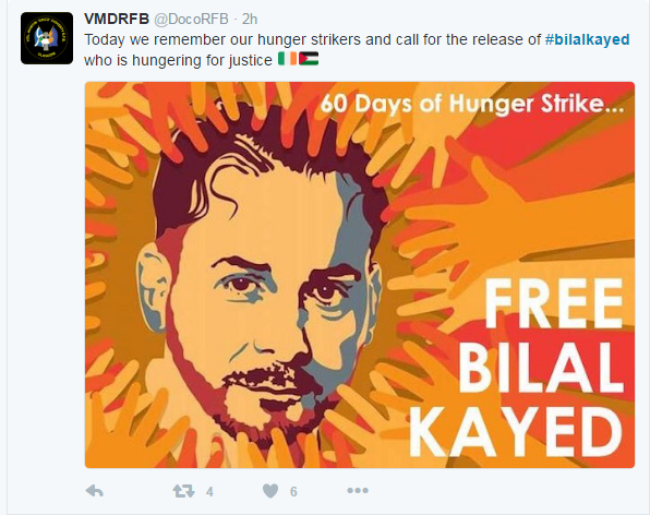 Palestinian Hunger Striker Vows to Continue Protest