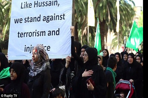 Shia Mourners in Australia Condemn Terrorism