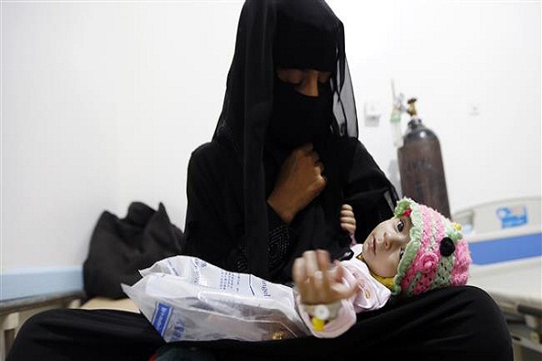Saudi Poisonous Gas behind Yemen's cholera Epidemic: Official