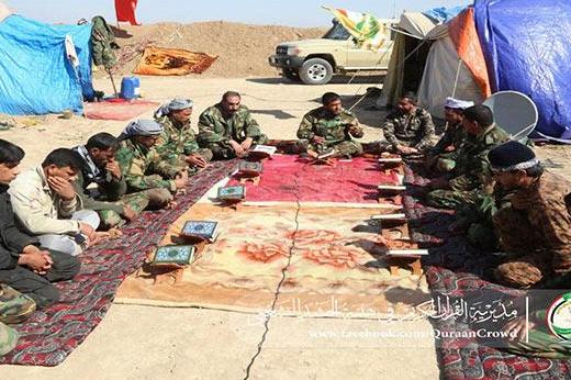 Quran Recitation Sessions Held for Forces Fighting against Daesh in Mosul