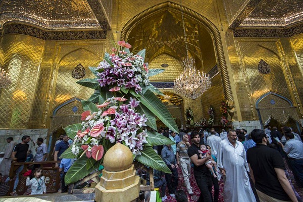 Holy Shrine of Hazrat Abbas (AS) Decorated for Sha’ban Eids