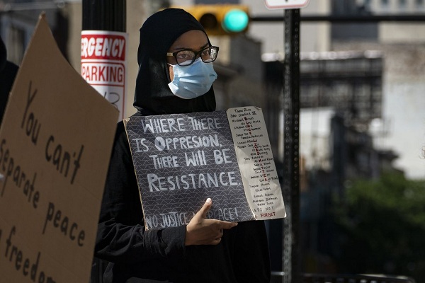 Muslim Groups Rally in New Jersey to Condemn Police Brutality  