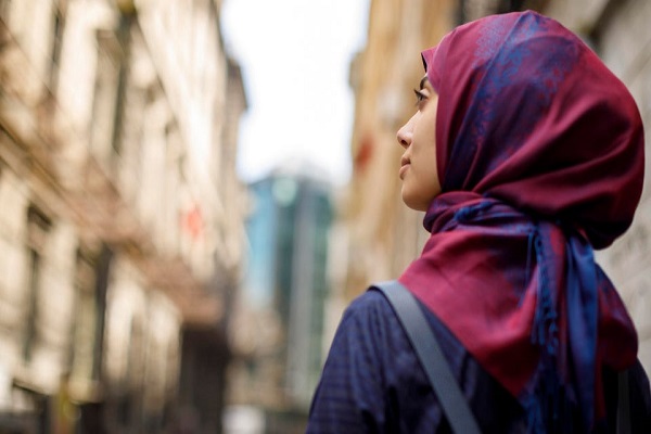 A Muslim woman with hijab