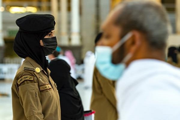 Women Security Guards on Duty for at Masjid Al-Haram   