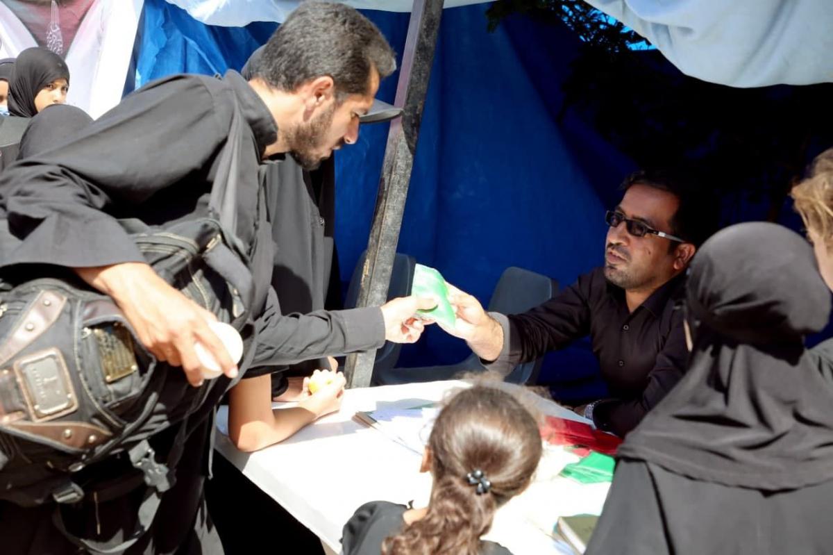 Arbaeen Pilgrims Welcoming Quran Learning Stations