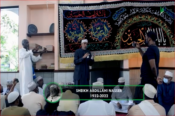 Muslim Scholar Sheikh Abdillahi Nasir Laid to Rest in Kenya