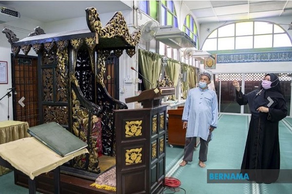 Oldest Pulpit in Malaysia with Exceptional Carvings