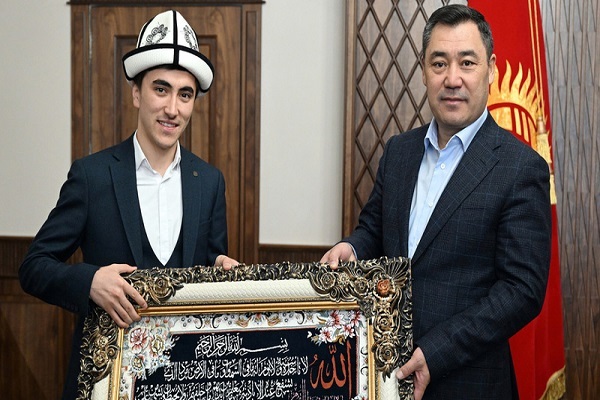 President Lauds Kyrgyz Winner of Saudi Int’l Quran Competition  