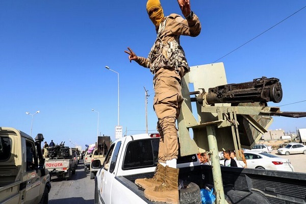 Libyan security forces affiliated with Tripoli-based interim Prime Minister Abdelhamid Dbeibah  Read more: https://www.al-monitor.com/originals/2022/12/libya-court-sentences-17-islamic-state-members-death#ixzz7o0Fnbt2M