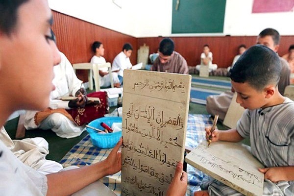 Children learning the Quran in Algeria