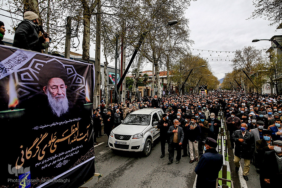 Funeral Ceremony of Ayatollah Alavi Gorgani in Golestan Province in Mid-March