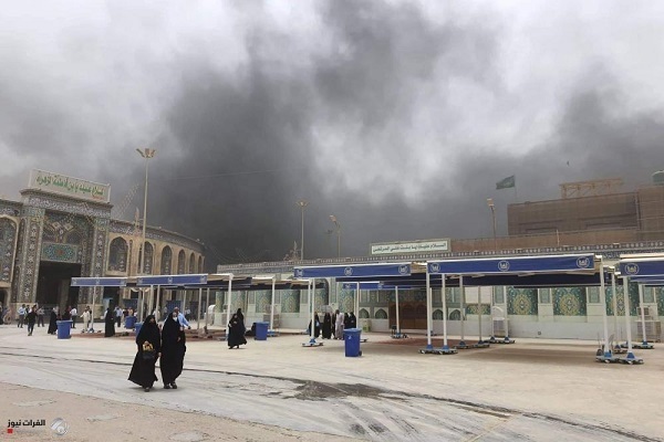 Fire Put Out near Holy Shrine of Imam Hussein (AS) in Karbala