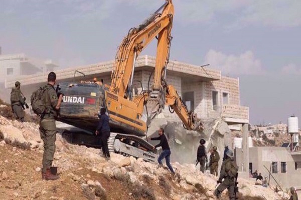Demolition of a Palestinian home in Al-Quds