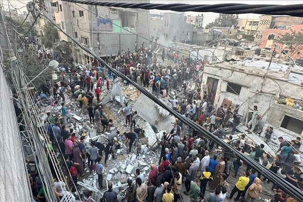 Destruction resulting from Israeli attacks on Gaza