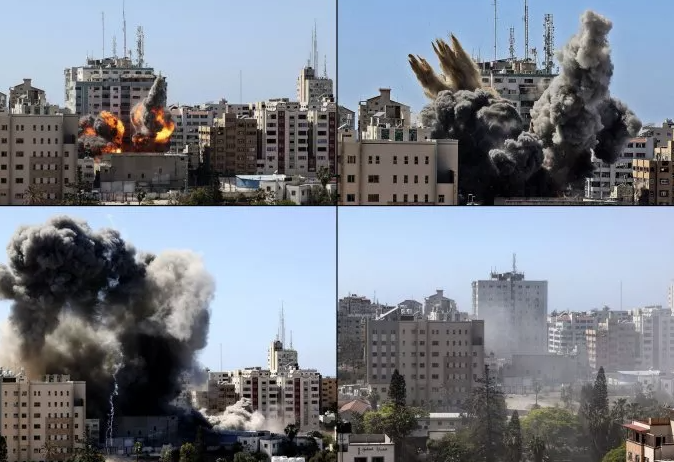 Gaza Under Israeli Bombardment, At Least 198 Palestinians Killed