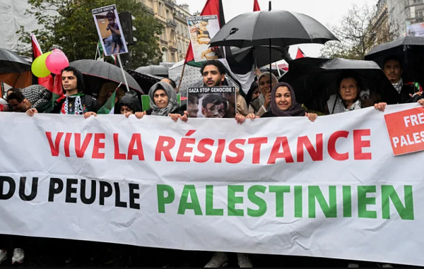 Thousands across France Denounce Israeli Genocide in Gaza