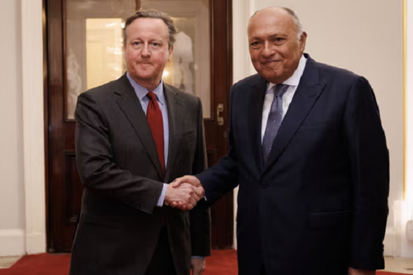Foreign ministers of UK and Egypt