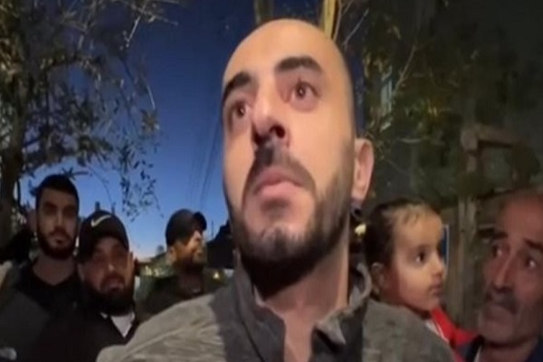Ramzi al-Abbasi, a Palestinian man who has recently been released from an Israeli jail