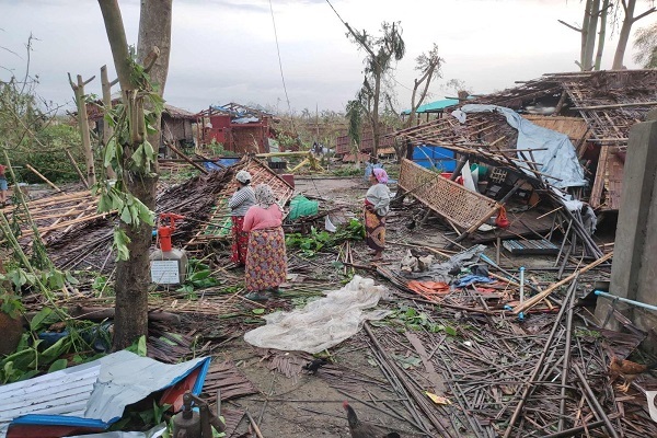 Rohingya Muslims Affected by Cyclone Mocha