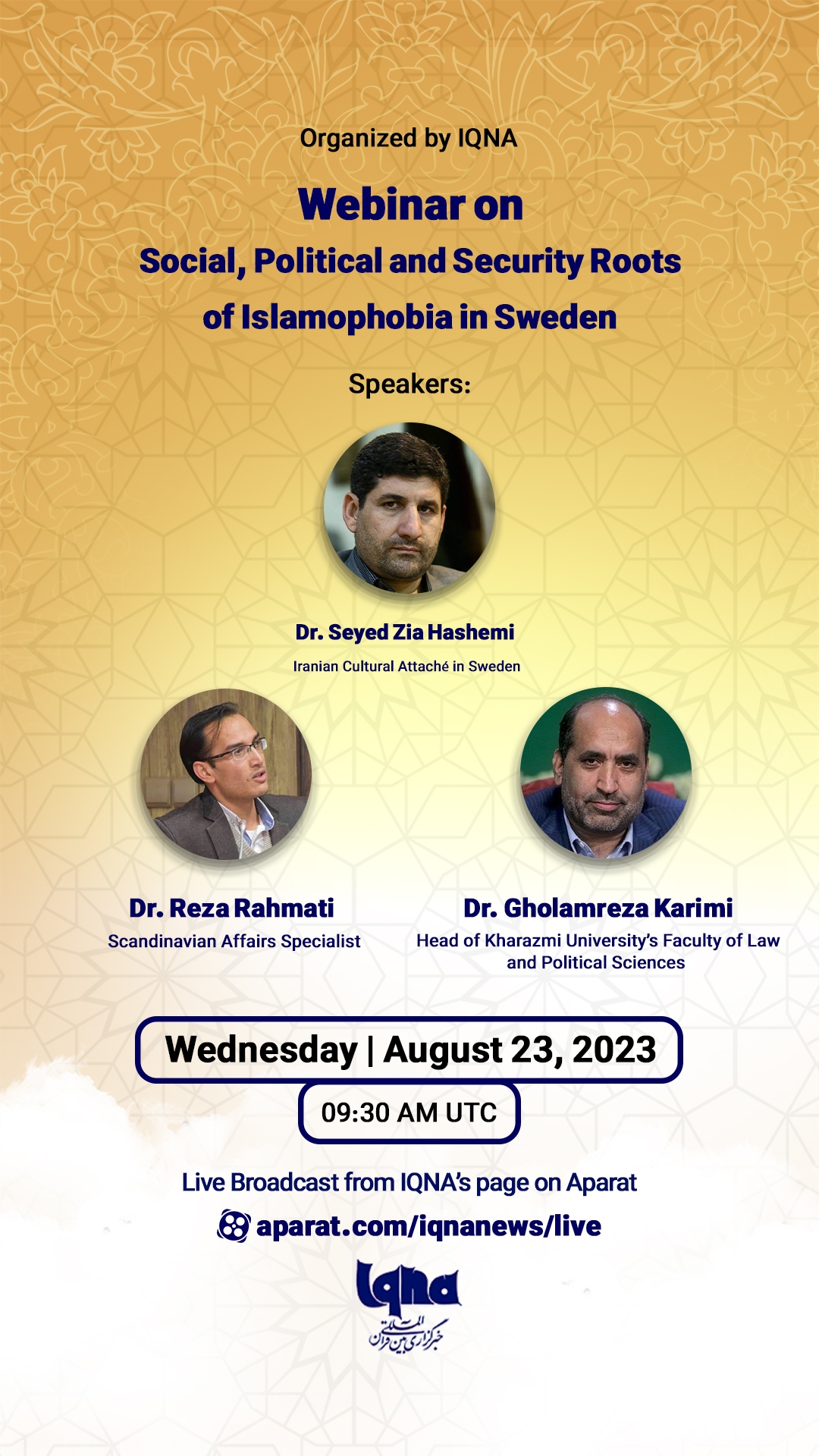Webinar Set to Discuss ‘Islamophobia in Sweden’